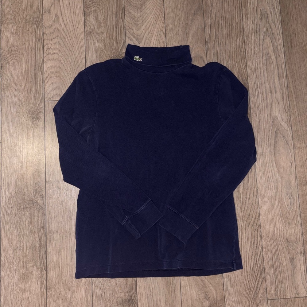 ❌SOLD❌ - Lacoste Men's Dark Navy Turtleneck Pullover